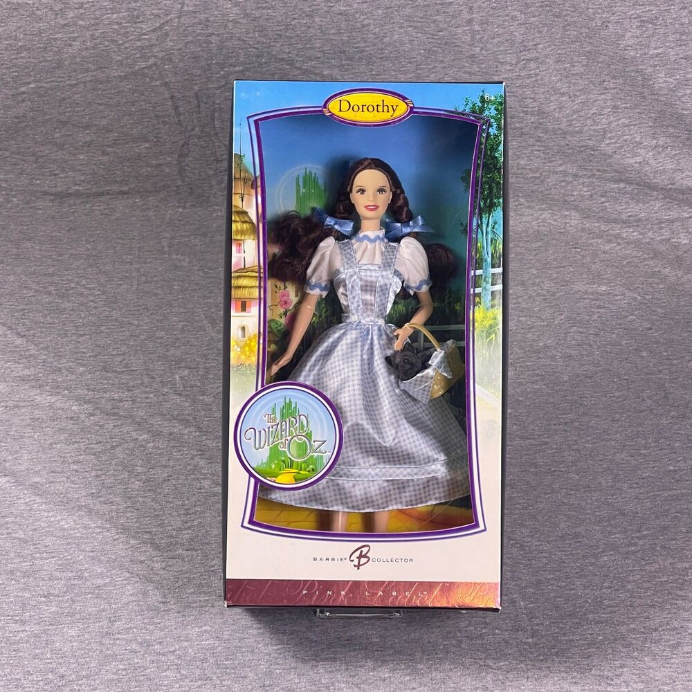 2006 Barbie Collector The Wizard of Oz Dorothy and Toto Pink Label Doll K8682